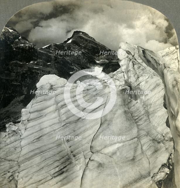 'Glacial View in the Canadian Rockies..., B.C., Canada', 1903. Creator: Unknown.