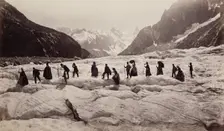 Glacier at Chamounix, France, c1880. Creator: Unknown