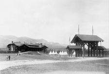 Glacier National Park, Entrance, 1914. Creator: Harris & Ewing