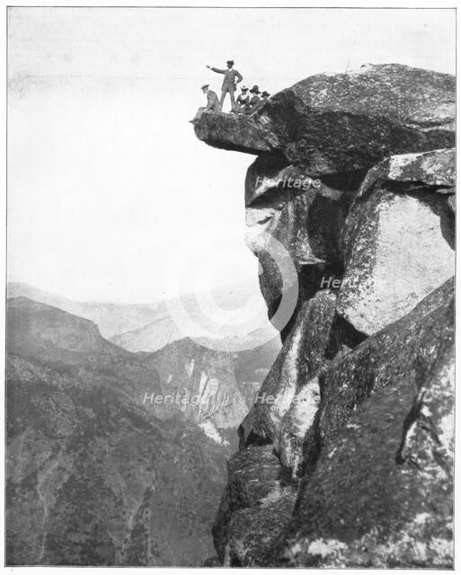 Glacier Point, Yosemite Valley, California, USA, late 19th century.Artist: John L Stoddard
