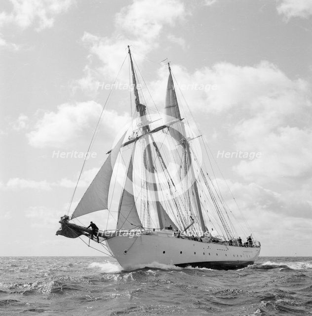 'Gladan', Swedish Navy training ship, 1958. Creator: Unknown.