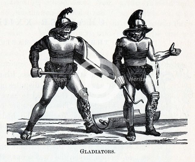Gladiators, 1882. Artist: Anonymous  