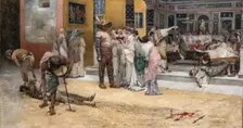 Gladiators at the Triclinium, c. 1880. Creator: Netti, Francesco (1832-1894)
