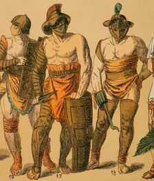 Gladiators, Roman Empire, 1881. Creator: Unknown