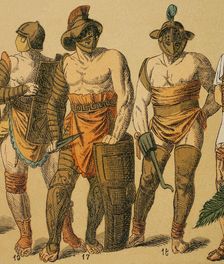 Gladiators, Roman Empire, 1881. Creator: Unknown