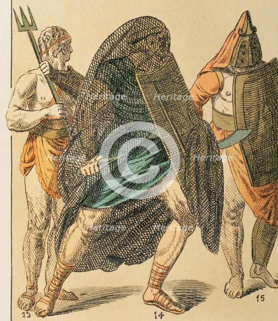 Gladiators, Roman Empire, 1881.  Creator: Unknown.