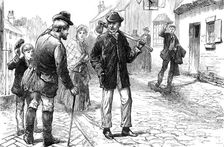 Gladstone Supplement: a sketch in the village of Hawarden, 1880. Creator: Unknown