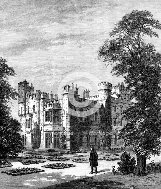 Gladstone Supplement: Hawarden Castle, from the garden, 1880. Creator: Unknown.