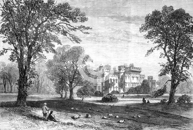 Gladstone Supplement: Hawarden Castle, from the park, 1880. Creator: Unknown.