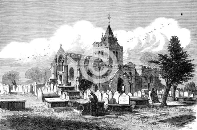 Gladstone Supplement: Hawarden Church, 1880. Creator: Unknown.