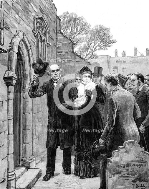 Gladstone Supplement: Sunday morning at Hawarden, 1880. Creator: W. I. Mosses.