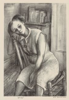 Gladys, ca.1936. Creator: Will Barnet