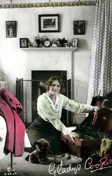 Gladys Cooper (1888-1971), English actress, early 20th century.Artist: Rotary Photo