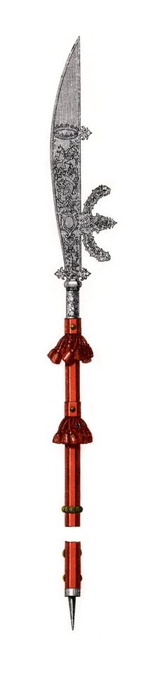 Glaive, mid-16th century, (1843).Artist: Henry Shaw