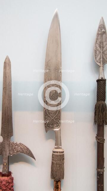 Glaive of Emperor Rudolf II (reigned 1576-1612), German, Augsburg, dated 1577. Creator: Hans Stromair.
