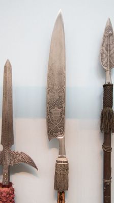 Glaive of Emperor Rudolf II (reigned 1576-1612), German, Augsburg, dated 1577. Creator: Hans Stromair