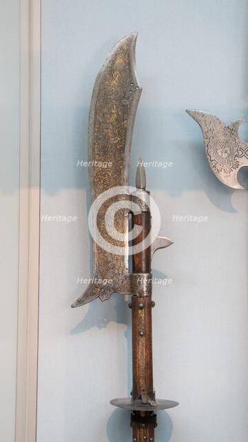 Glaive, probably of August I of Saxony (reigned 1553-86), German, ca. 1560. Creator: Unknown.