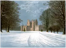 Glamis Castle, Angus, Scotland, home of the Earl of Strathmore, c1880. Creator: Unknown