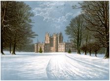 Glamis Castle, Angus, Scotland, home of the Earl of Strathmore, c1880. Creator: Unknown