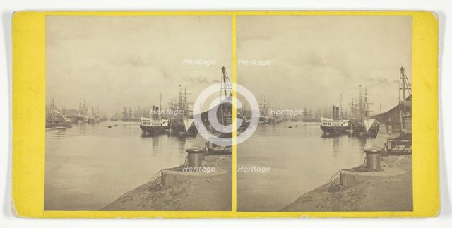 Glasgow - View on the Clyde, Mid 19th century. Creator: George Washington Wilson.