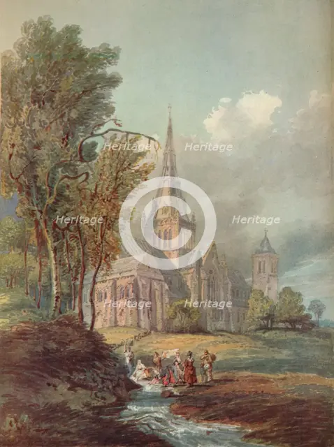 'Glasgow Cathedral', c18th century. Artist: Thomas Girtin.