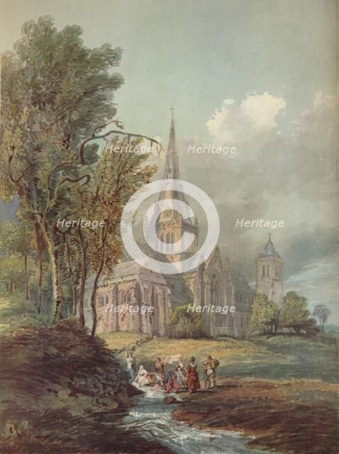 'Glasgow Cathedral', c18th century. Artist: Thomas Girtin.