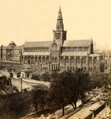 Glasgow Cathedral - From South-East mid-late 19th century, (c1912). Creator: George Washington Wilson