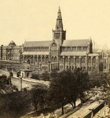 Glasgow Cathedral - From South-East mid-late 19th century, (c1912). Creator: George Washington Wilson