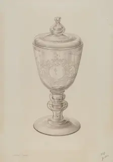 Glass, 1935/1942. Creator: John Dana