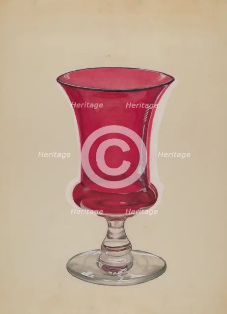 Glass, 1935/1942. Creator: John Dana.