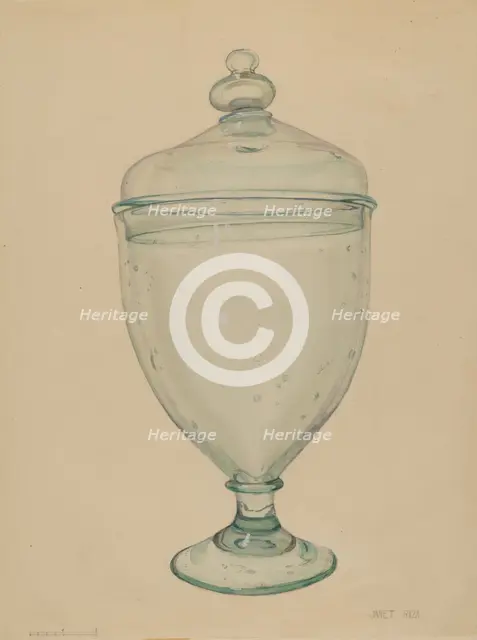 Glass, 1935/1942. Creator: Janet Riza.