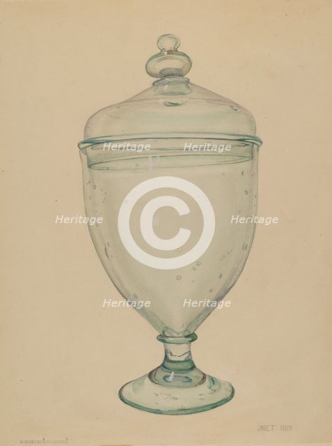 Glass, 1935/1942. Creator: Janet Riza.
