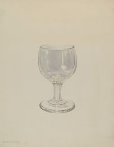 Glass, 1935/1942. Creator: Maud M Holme