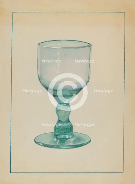 Glass, 1935/1942. Creator: S. Brodsky.
