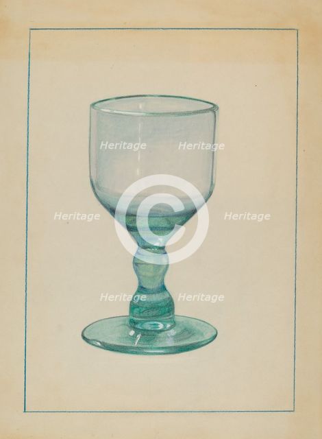 Glass, 1935/1942. Creator: S. Brodsky.