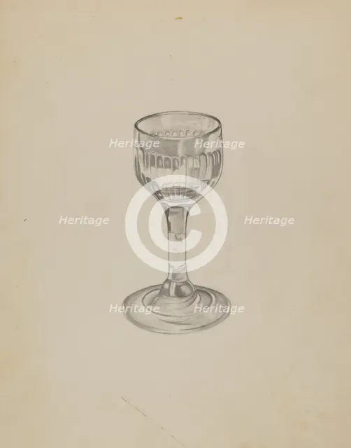 Glass, 1935/1942. Creator: Unknown.