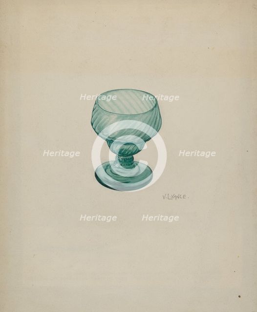 Glass, 1935/1942. Creator: V. L. Vance.