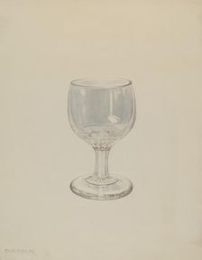 Glass, 1935/1942. Creator: Maud M Holme