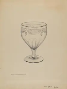 Glass, 1936. Creator: John Dana