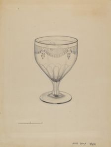 Glass, 1936. Creator: John Dana