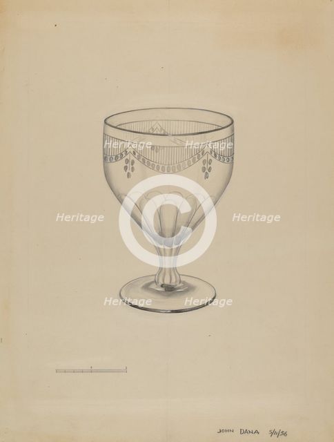 Glass, 1936. Creator: John Dana.