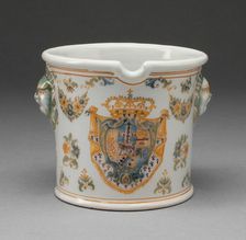 Glass Cooler, Moustiers-Sainte Marie, c. 1740/50. Creator: Olérys and Laugier Manufactory