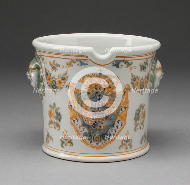 Glass Cooler, Moustiers-Sainte Marie, c. 1740/50. Creator: Olérys and Laugier Manufactory.