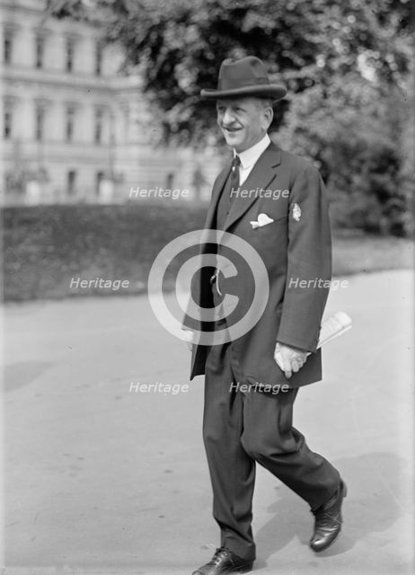 Glass, Carter. Rep. from Virginia, 1902-1918; Secretary of The Treasury, 1918-1920; Senator..., 1913 Creator: Harris & Ewing.
