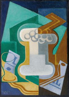 Glass and fruits, 1920
