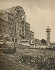 Glass and Girders of the Crystal Palace at Sydenham c1935. Creator: Donald McLeish