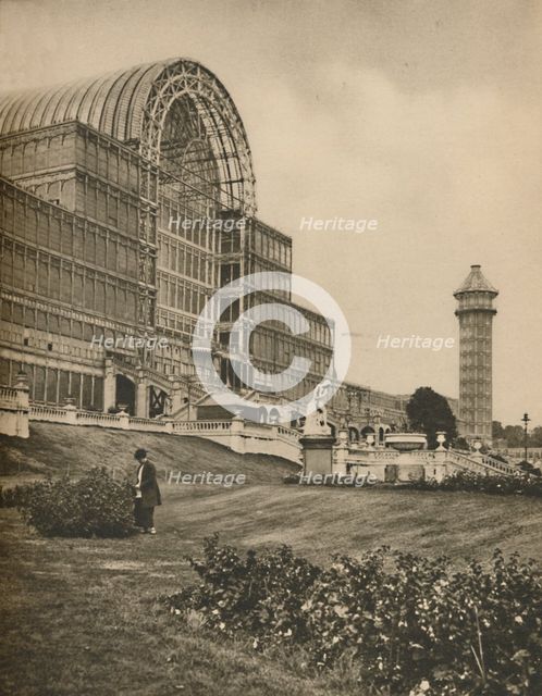 'Glass and Girders of the Crystal Palace at Sydenham', c1935. Creator: Donald McLeish.