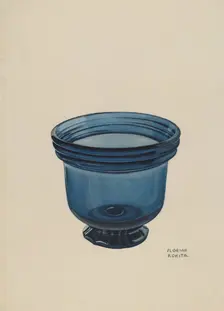 Glass Bowl, 1935/1942. Creator: Florian Rokita