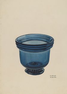 Glass Bowl, 1935/1942. Creator: Florian Rokita