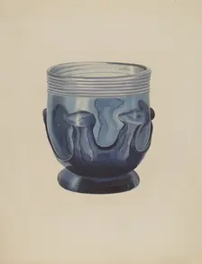 Glass Bowl, c. 1940. Creator: Michael Trekur